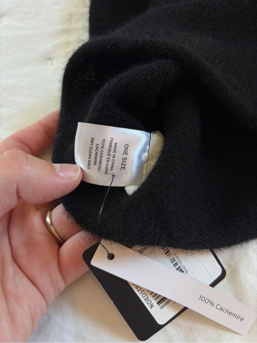 Nordstrom 100% cashmere nwt Beanie - Picture 4 of 5